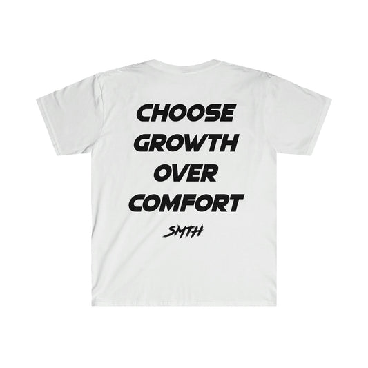 “Choose Growth Over Comfort" Tee (Multiple Colors)