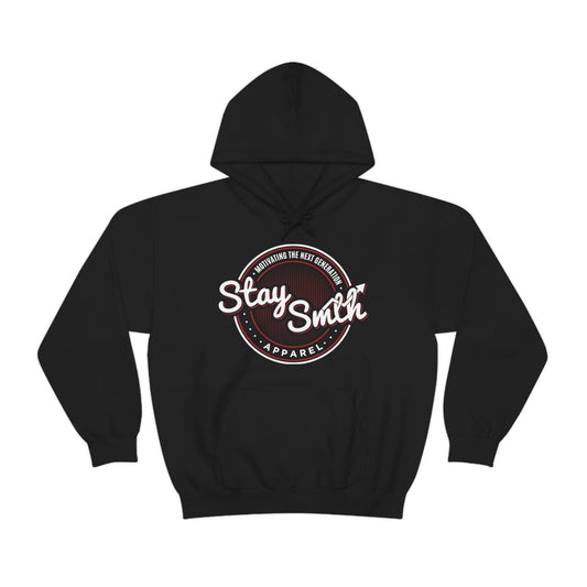 Stay SMTH Logo Hoodie (White/Red Logo)