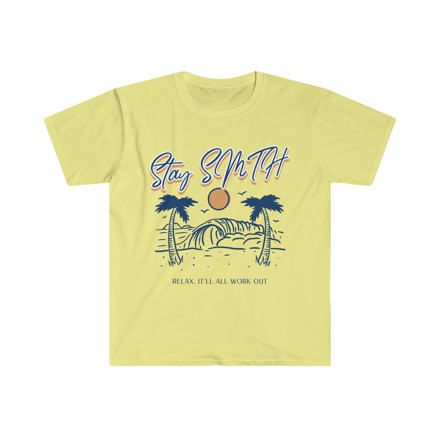 Stay SMTH “Relax” Beach Tee (Multiple Colors)